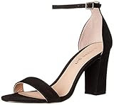 Madden Girl Women's Beella Heeled Sandal, Black Fabric, 9.5 | Amazon (US)