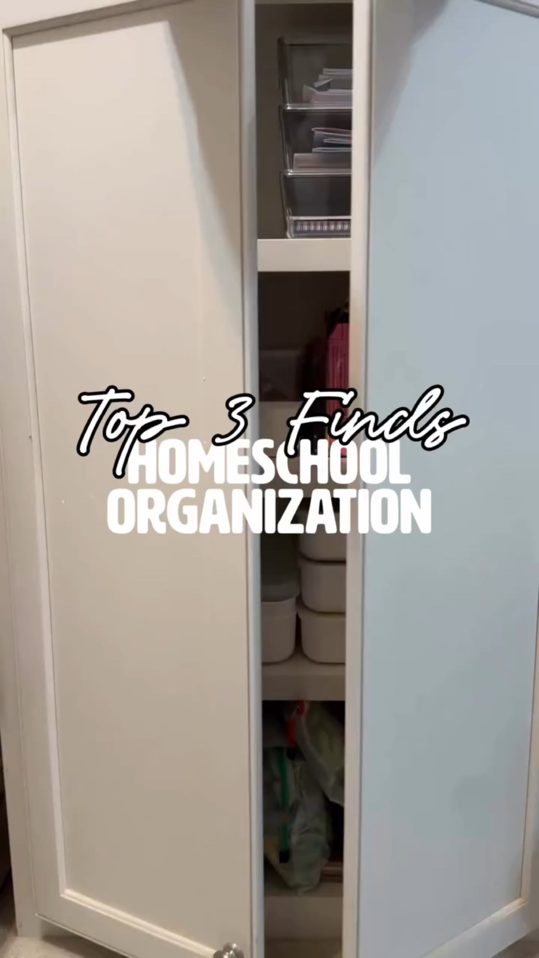 I don’t know about you but I buy way too many storage containers and let’s just say these checked off all the boxes without breaking the bank! And with this economy you know that’s a real Win! 

There actually hold things and work for toys and Office storage too! So Comment BINS below and I’ll send you the link with everything! 

#organizationideas #toystorage #playroomstorage #homeschoolorganization