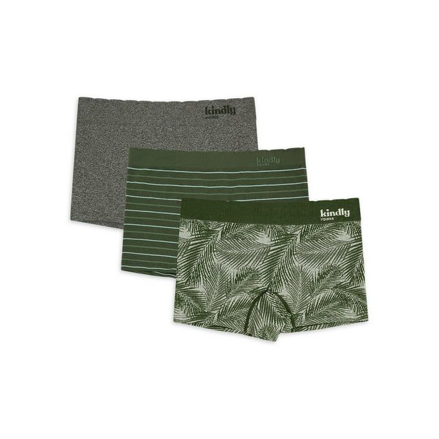 Kindly Yours Women's Sustainable Seamless Boyshort Underwear, 3-Pack, Sizes XS to XXXL | Walmart (US)
