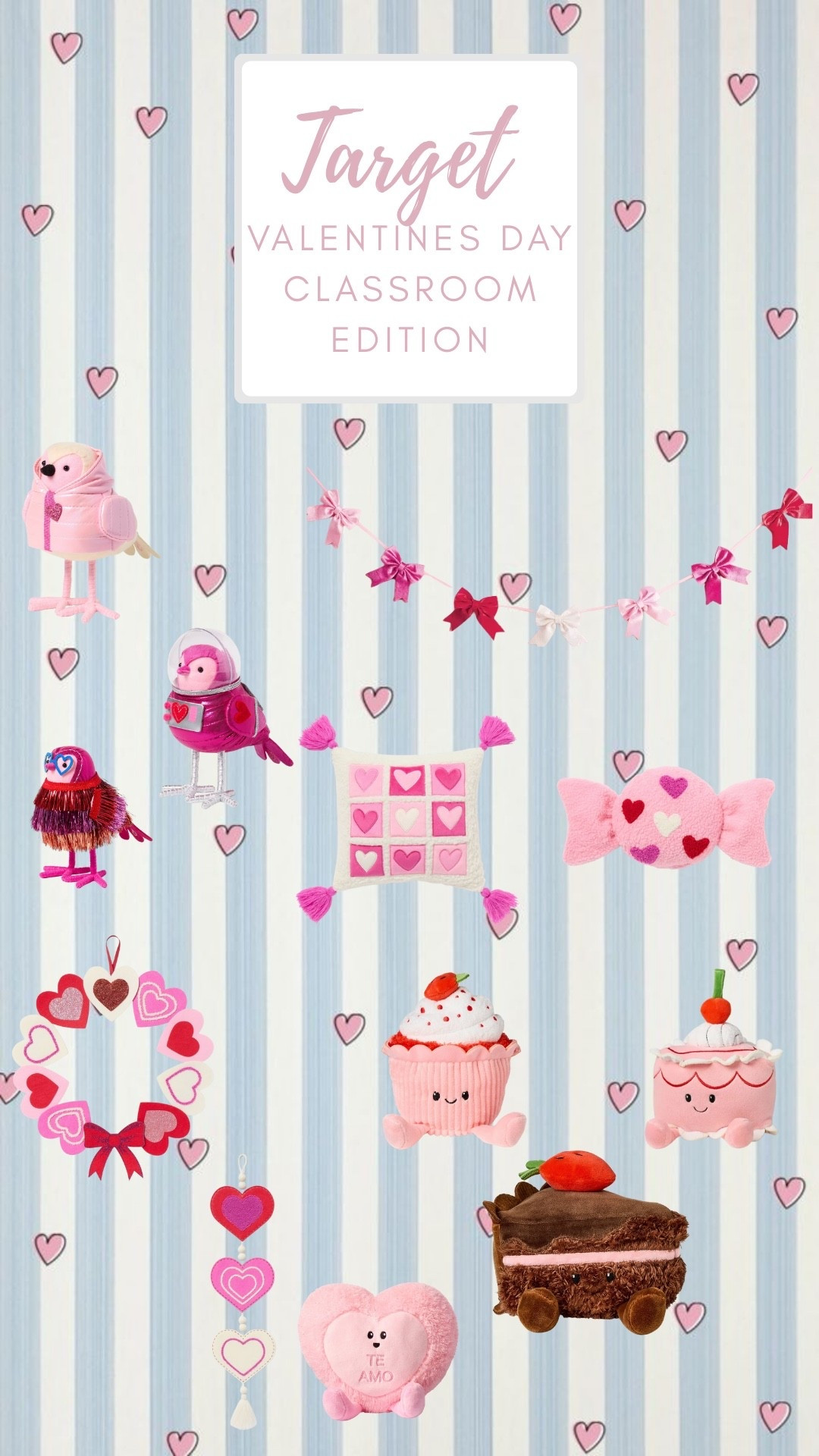 Is it even Valentine’s Day if you haven’t checked the Target Dollar Spot or the seasonal aisles? 🏹 Whether you’re a teacher looking to spruce up your desk or a parent putting together the cutest classroom treats, this year’s Valentine’s Day collection is a 10/10!
From those iconic feathered birds (the astronaut one?! 🛸💗) to the plush treats and festive wreaths, these finds bring all the cozy, sweet vibes without breaking the bank.
In this roundup:
• ✨ Feathered Friends: New seasonal birds for the collectors!
• 🍰 Sweet Treats: Plush cupcakes and cakes—perfect for a reading nook.
• 🎀 Decor Galore: Bow garlands and heart wreaths to brighten up any space.
• 💌 Giftable Goodies: "Te Amo" heart pillows and candy-shaped plushies.

#TargetFinds #TargetStyle #ValentinesDay2026 #ClassroomDecor #TeacherLife #TargetTeachers #ValentinesDayDecor #LTKSeasonal #LTKHome

#LTKSeasonal