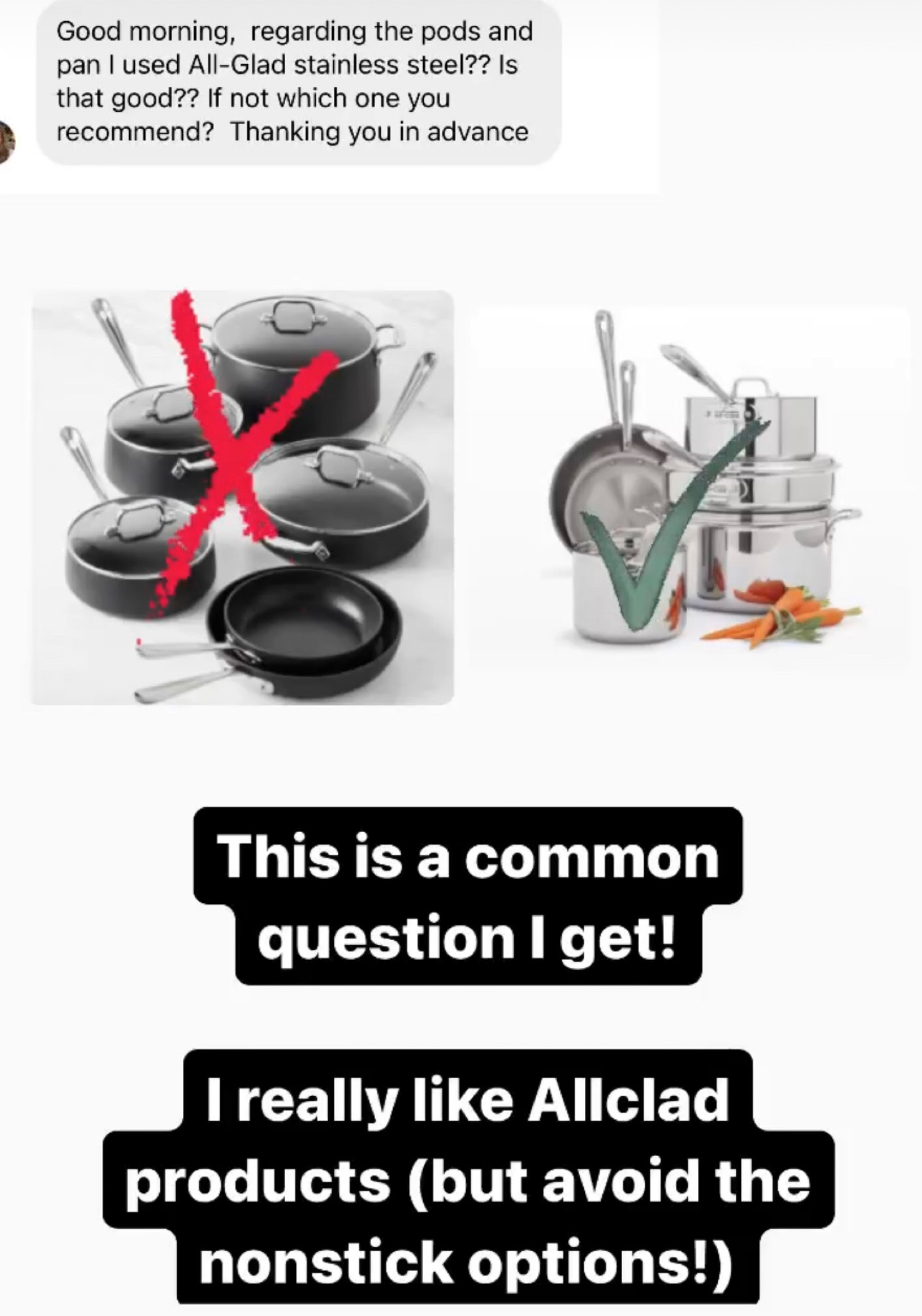 FAQ: favorite nontoxic cookware?

After much research, here are some tips to help you when searching for toxinfree pots & pans:

❌avoid ANYthing “nonstick”
❌ avoid Aluminum: non-anodized aluminum easily leaches into cooked foods, especially when the foods are acidic. Aluminum is cumulative, and even small doses over time become highly toxic. It’s a powerful neurotoxin. 

❌avoid Teflon: Teflon cookware can emit a chemical called perfluorooctanoic acid (PFOA). Also T-Fal and Silverstone

❌Copper: unless it’s on the OUTSIDE of the pan, I’d avoid. It also leaches onto foods especially acidic

Safest option:
✅leadfree stainless steel 
✅cast iron

Here are my favs!

#LTKMostLoved #LTKSpringSale #LTKhome