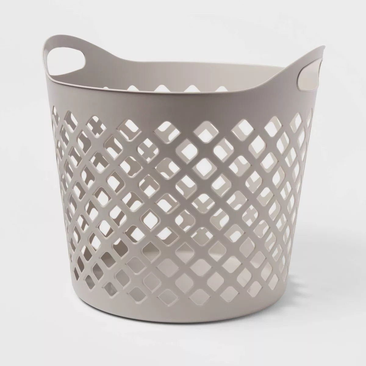 1bu Flexible Diamond Round Laundry Basket Gray - Brightroom™ | Target