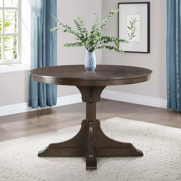 Better Homes & Gardens Canton Round Dining Table, Tobacco Oak | Walmart (US)