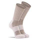 FoxRiver Wick Dry Euro Crew Hiking Socks Medium Weight Cushioned Socks with Moisture Wicking Fabric  | Amazon (US)