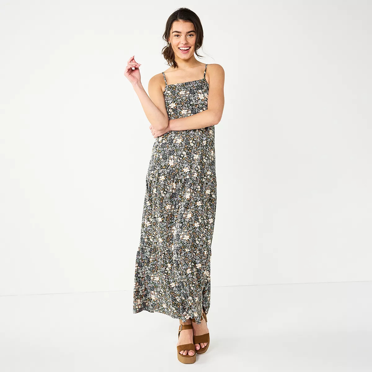 Juniors' SO® Tiered Knit Maxi Dress | Kohl's