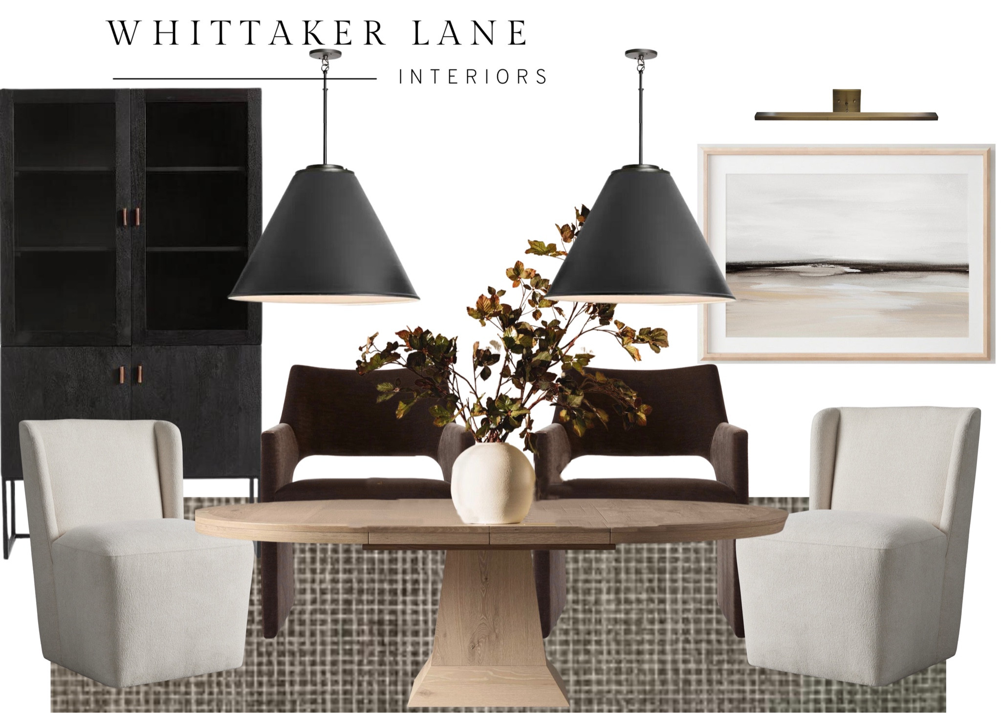 Moody dining inspo! 

moody interiors, moody dining room, moody inspo, dining room inspo, pendant lights, dining table, dining chairs, dining room mood board 

#LTKhome #LTKU #LTKFind