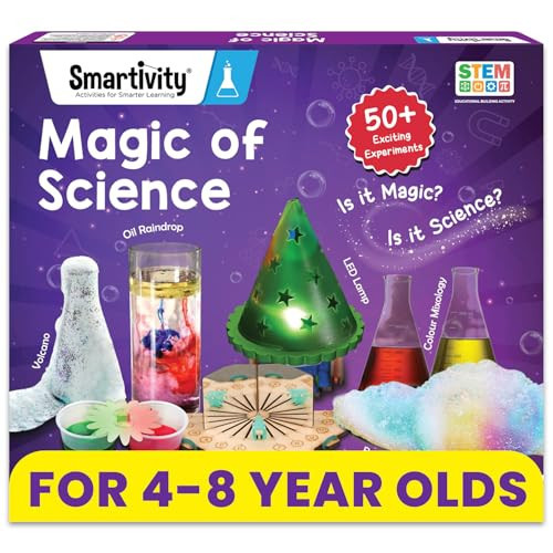Smartivity Magic Science Kit for Kids Ages 4, 5, 6, 7, 8 Years | 50+ Amazing Science Experiments I Birthday Gifts for Boys & Girls | I Educational Toy for Kids Age 4-8 Years Old | Amazon (US)
