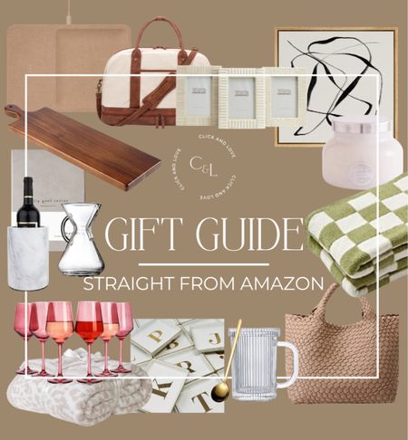 Gift Guide: Straight From Amazon ✨

Coffee maker, candle, frame, abstract art, throw blanket, wine glasses, wine cooler, cutting board, wireless charger, weekender, travel essentials, Christmas gift, gift, gift guide, budget friendly gifts, holiday gift, gift ideas, stocking stuffers, Christmas gift idea

#LTKHoliday #LTKhome #LTKSeasonal
