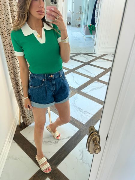 Wearing an XS in shorts! Shoes are TTS. 

Women’s denim shorts, free people, free people shorts, summer shorts, Amazon fashion, gold sandals, Seychelles, summer fashion, casual fashion, Emily Ann Gemma 

#LTKfindsunder50 #LTKstyletip