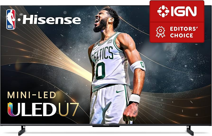 Hisense 75-Inch Class U7 Series Mini-LED ULED 4K UHD Google Smart TV (75U7K, 2023 Model) - QLED, ... | Amazon (US)
