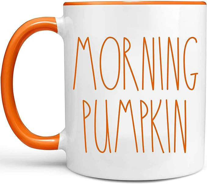 Morning Pumpkin Coffee Mug 11Oz, Hello Pumpkin Fall Mugs Pumpkin Spice Autumn Ceramic Mug, Autumn... | Amazon (US)