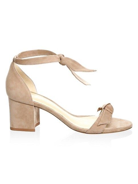 Clarita Bow Suede Sandals | Saks Fifth Avenue