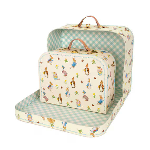 Peter Rabbit Suitcases Set of 2 Paper Suitcases Kids Play | Etsy | Etsy (US)
