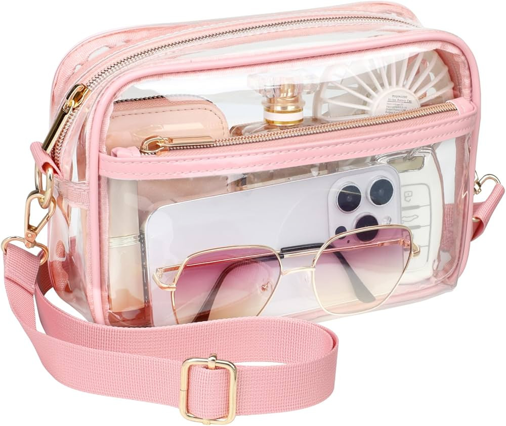 PACKISM Clear Purses for Women Stadium Clear Bag Stadium Approved Crossbody Concerts Bag for Game... | Amazon (US)