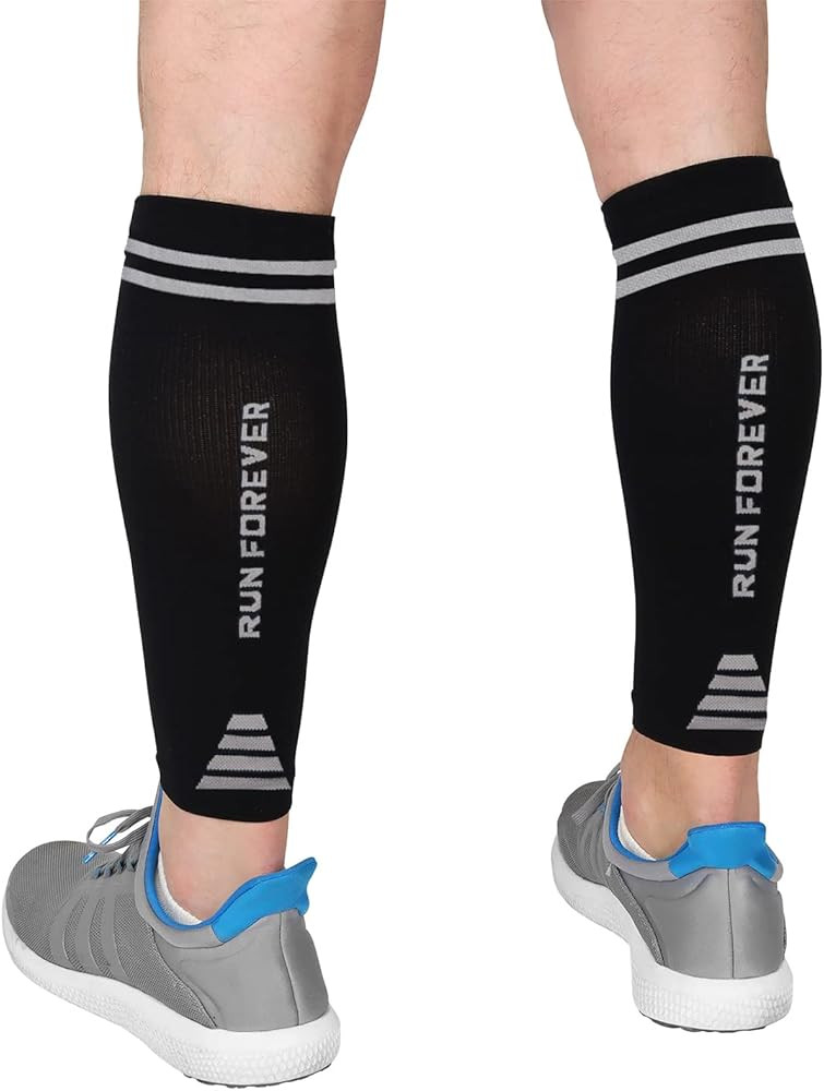 Run Forever Calf Compression Sleeves For Men And Women - Leg Compression Sleeve - Calf Brace For ... | Amazon (US)