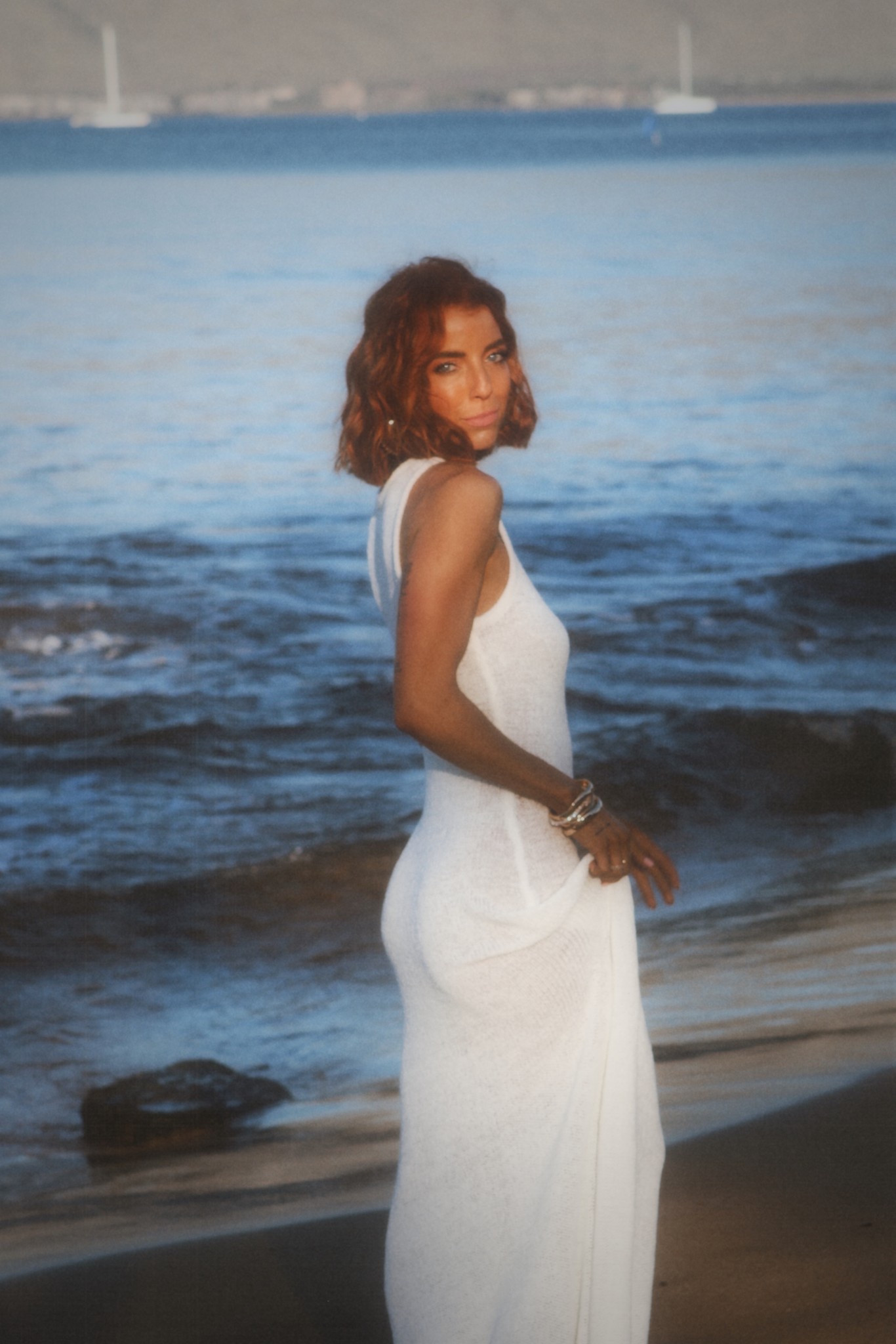 dress is on major sale - see through, recommend skims underneath or white swimsuit x feels so high quality, tts! 