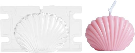 DIY Candle Making Moulds Seashell Plastic Mould Scallop Shell Aromatherapy Mould Handmade Soap Mo... | Amazon (UK)