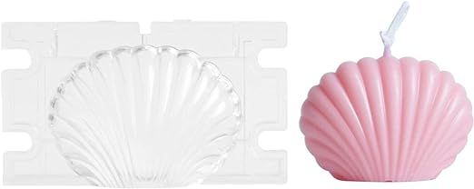 DIY Candle Making Moulds Seashell Plastic Mould Scallop Shell Aromatherapy Mould Handmade Soap Mo... | Amazon (UK)