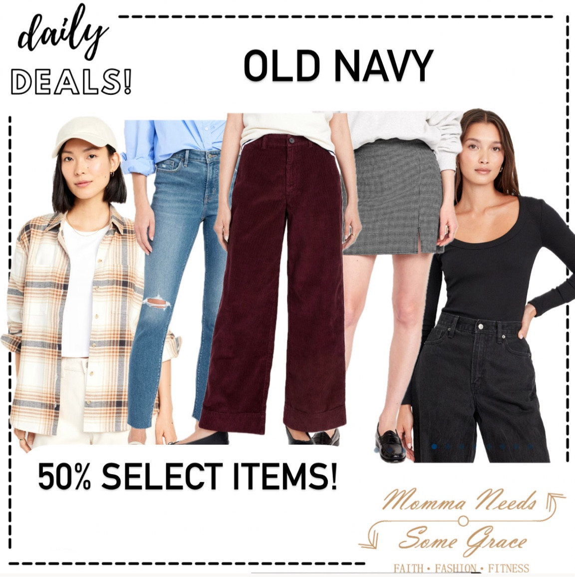 Old Navy sale! 50% off select fall styles! 

#LTKSeasonal #LTKFallSale #LTKSaleAlert