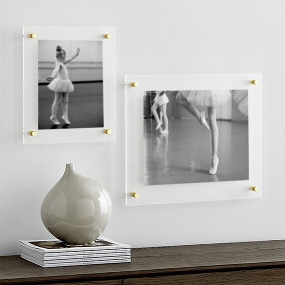 Custom Acrylic Frame, Photo Floating Frame, Frameless, Picture Frame, Standoff Frame, Floater Gal... | Etsy (US)