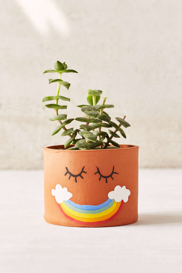 Jarmel By Jarmel Rainbow Smile Planter | Urban Outfitters US