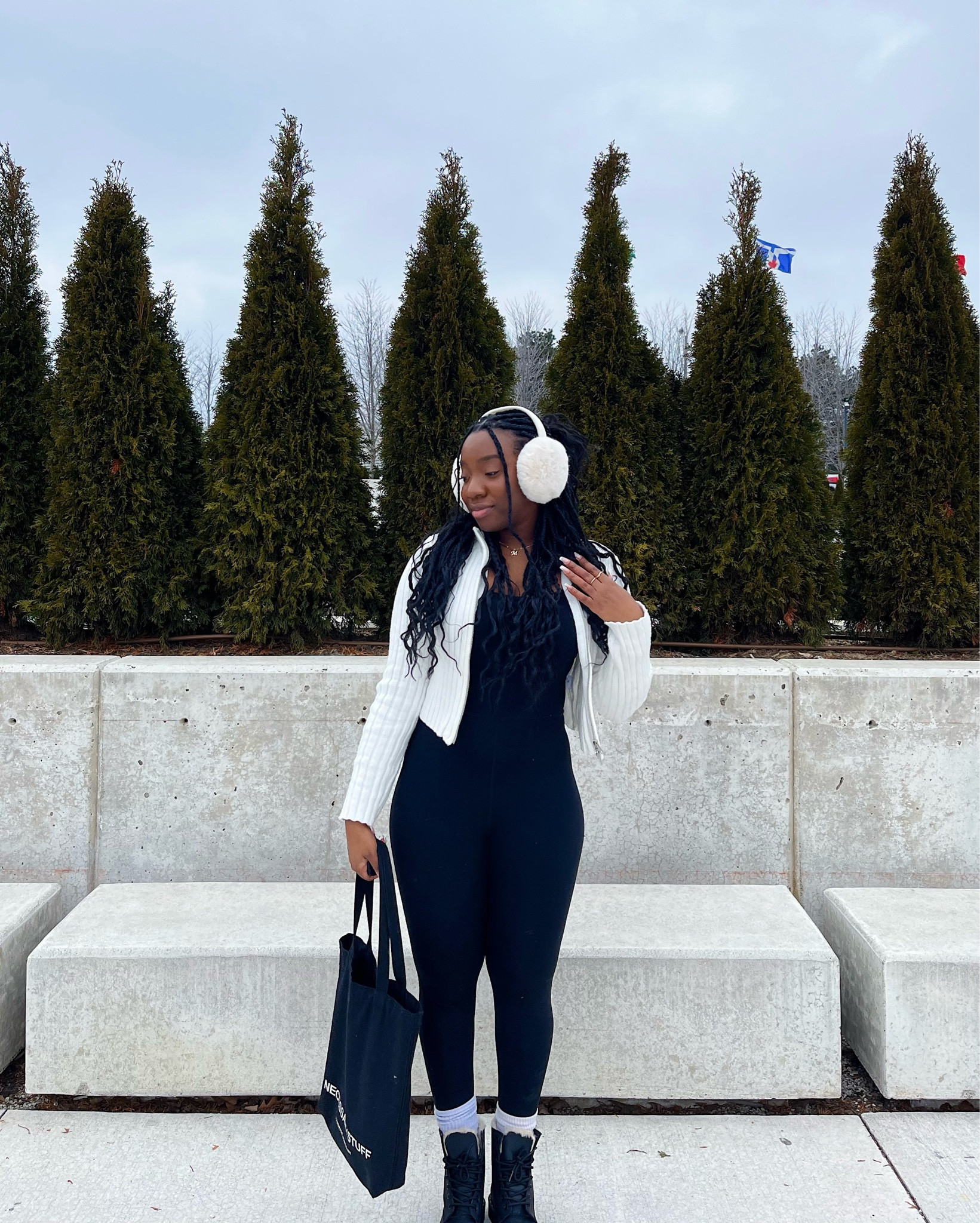 cozy winter fit, earmuffs, jumpsuit outfit, dr.martens fit, garage clothing 

#LTKSale #LTKunder50 #LTKFind