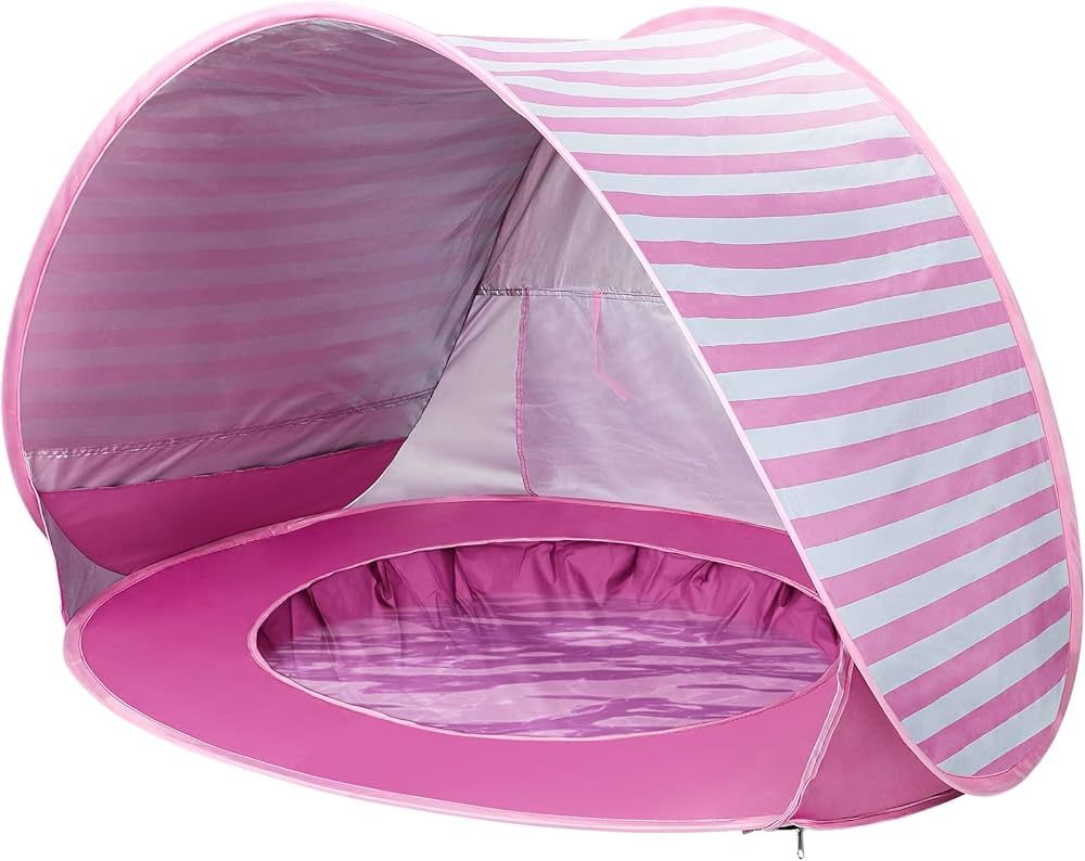 BUENAVO Baby Beach Tent Pop Up, Portable Beach Tent for Baby with Detachable UV Protection UPF 50... | Amazon (US)