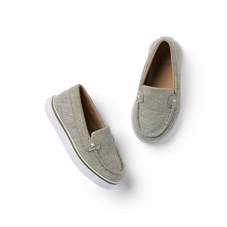 Linen Slip-On Sneaker | Janie and Jack