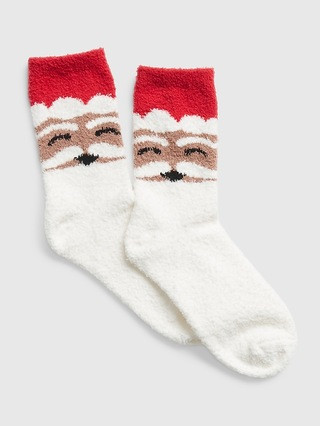 Kids Cozy Santa Socks | Gap (US)