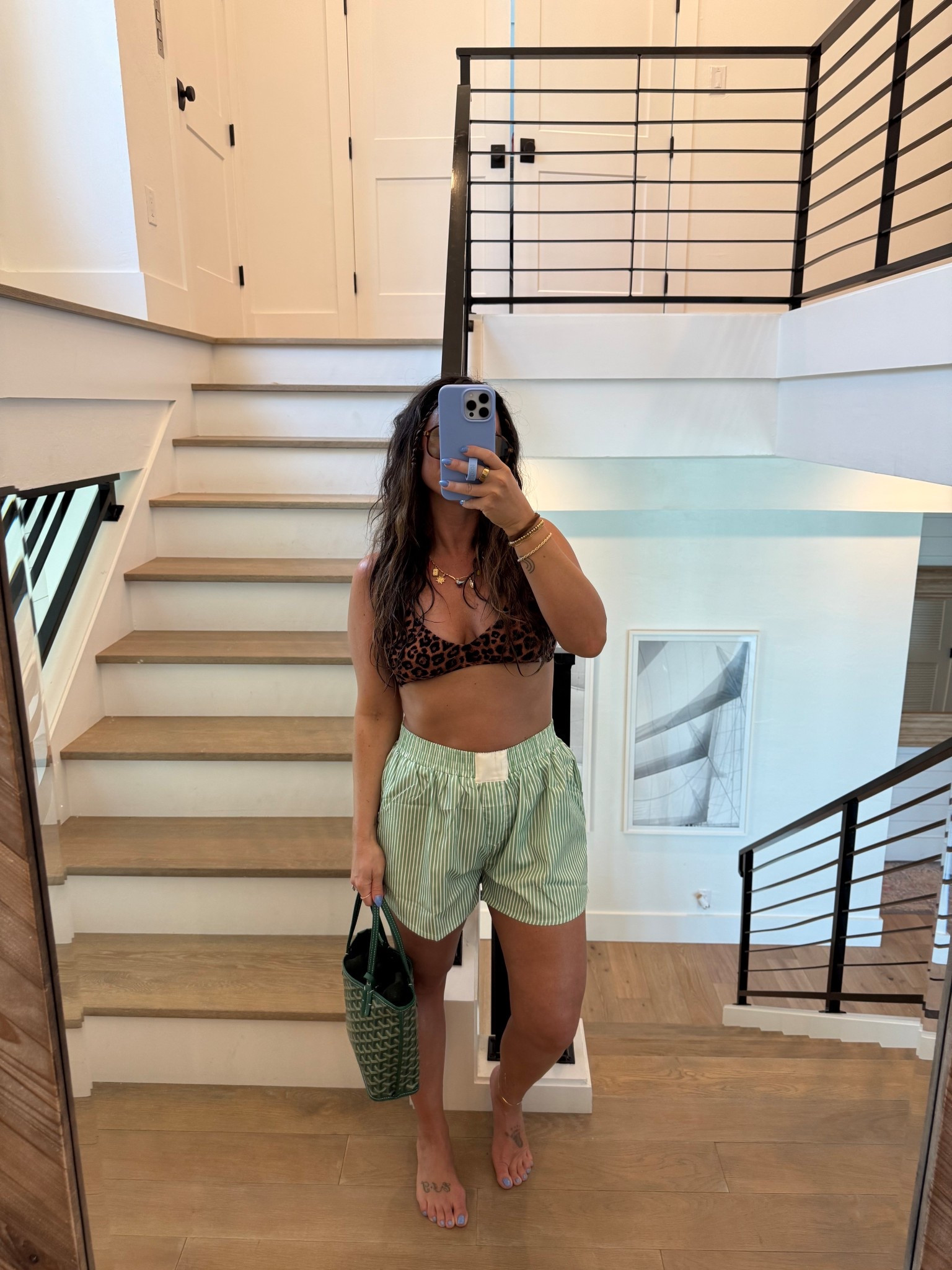 Leopard swim suit with green boxer shorts Leo

#LTKSeasonal #LTKgrwm #LTKootd