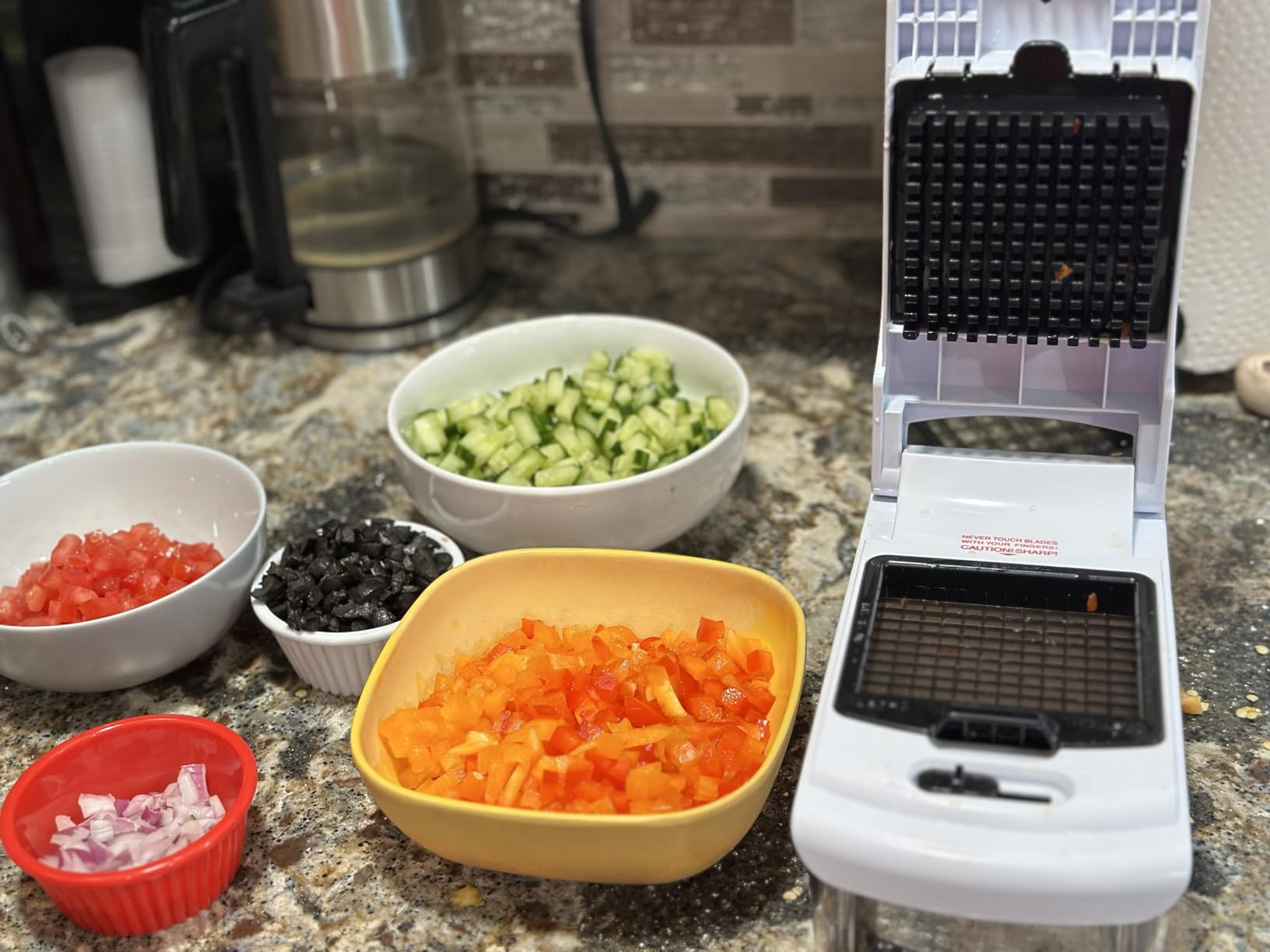 Fullstar Vegetable Chopper - Food Chopper - Onion Chopper - Vegetable Slicer & Spiralizer - Veggi... | Amazon (US)