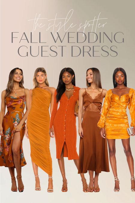 Fall Wedding Guest Dresses: Orange 🧡 
Orange is the perfect vibrant and cozy hue for a fall wedding guest dress. I’ve gathered my favorite orange wedding guest dresses to have you the best dressed at your next event. 
Shop the picks 👇🏼 🍁 


#LTKwedding #LTKHalloween #LTKSeasonal