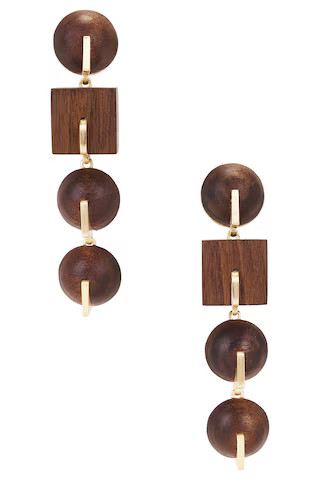 Cult Gaia Laguna Earring in Walnut from Revolve.com | Revolve Clothing (Global)