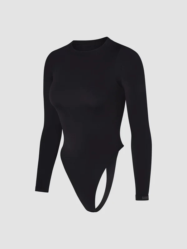 Seamless Long-Sleeve Bodysuit Teddy | Savage x Fenty - North America