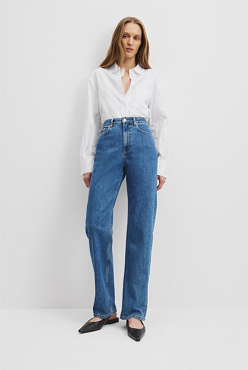 High Rise Straight Leg Jean | Country Road