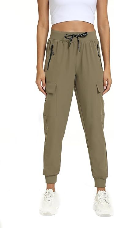 Rrosseyz Womens Cargo Pants with Pockets-Lightweight Quick Dry Waterproof Hiking Pants for Travel... | Amazon (US)