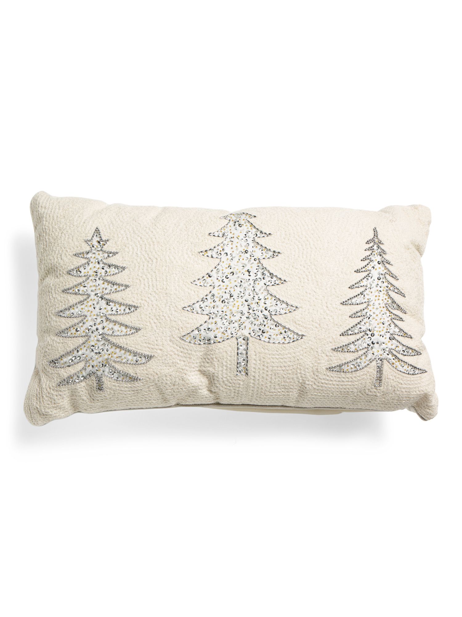 14x24 Beaded Christmas Tree Pillow | TJ Maxx