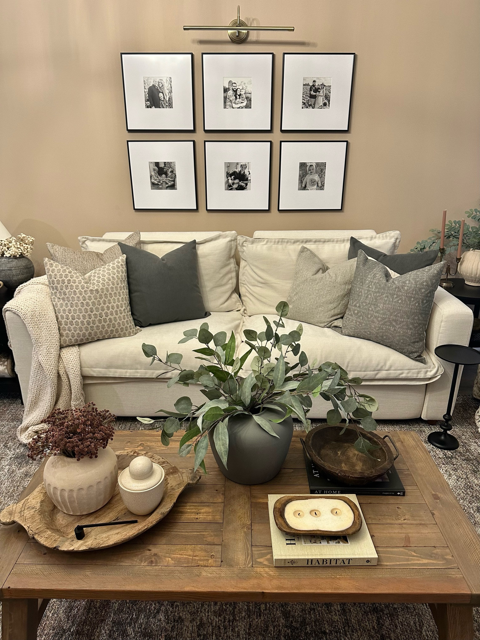Gallery Wall Frame Sale. Follow @farmtotablecreations on Instagram for more inspiration.

I can finally link the exact frames I have here for my gallery wall. You can customize to any frame style, size and matting. Love them!! 

Shown:
Hanover in Satin Black
Art size 7 5/16” x 7 5/16”
4 3/4” Smooth White Matting
17”x17 “ Outside Frame Dimensions

Gallery wall. Custom frames. Gallery wall styling. Living Room. Living Room Decor. Coffee Table. Coffee Table Decor. Pillow combination. Gallery Wall Light. Picture Light. 

#LTKsalealert #LTKhome #LTKfindsunder50