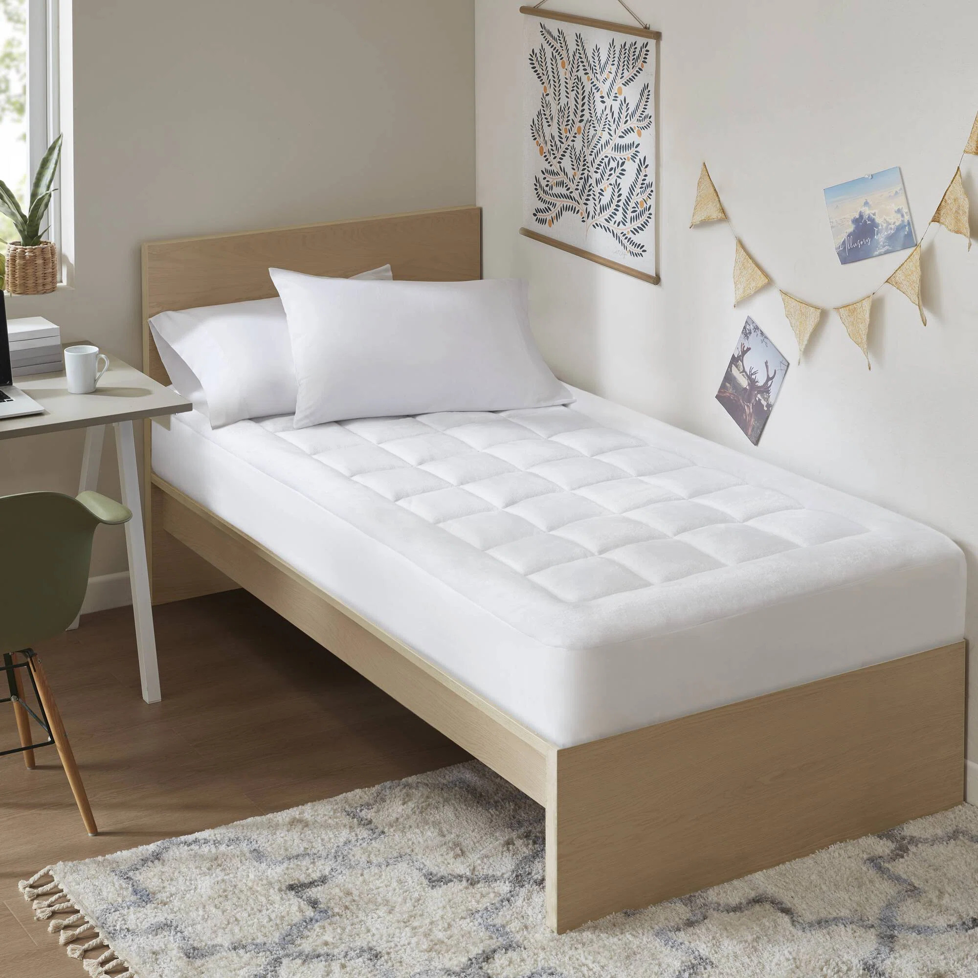 Cloud Soft Overfilled Plush Waterproof Mattress Pad | Wayfair North America