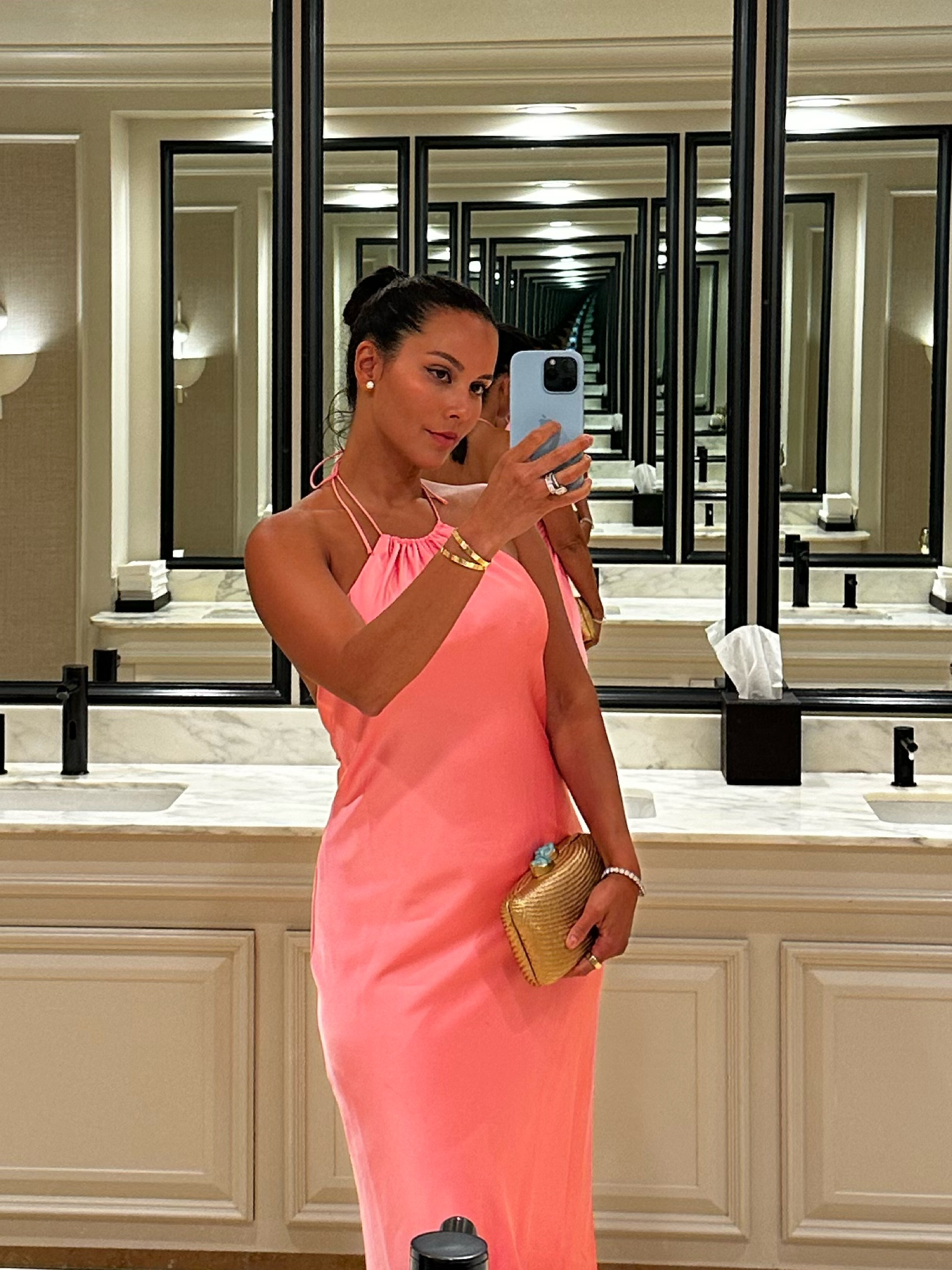 strapless open back dress Pearl Pink Ball Gown Bateau Lace Tulle Wedding Party Prom Dress