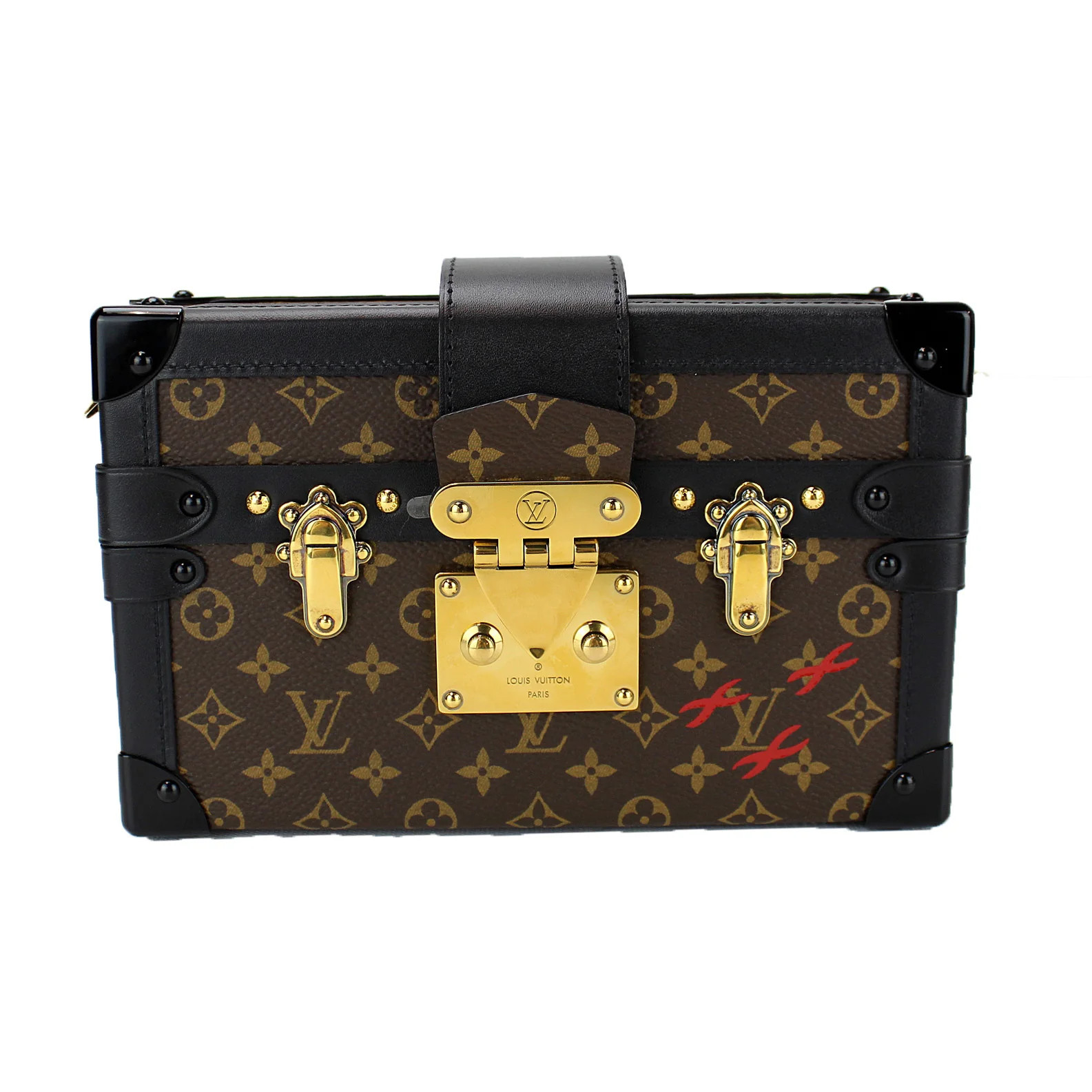 Petite Malle Monogram | Keeks Designer Handbags