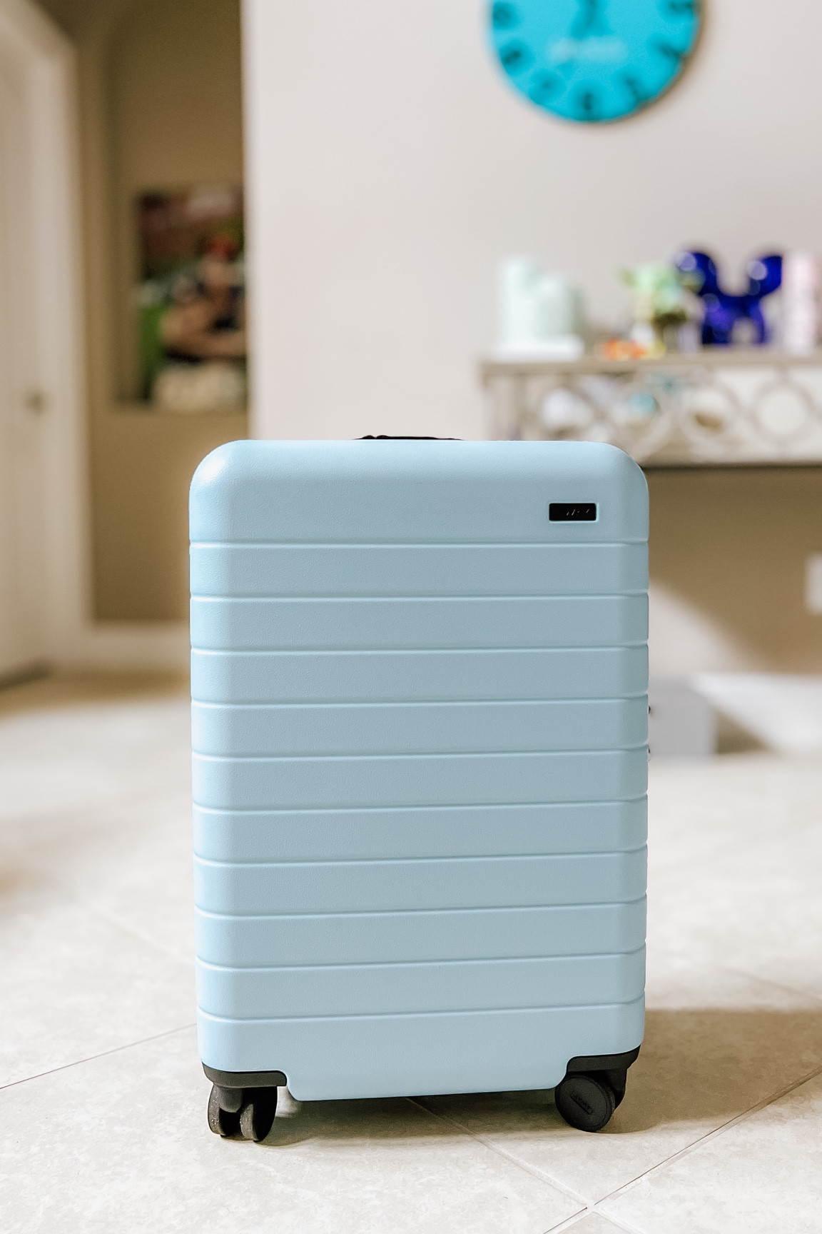 My new favorite luggage! This is the Away Bigger Carry on in Sky. It’s one inch bigger than usual carry ons but still fits in the overhead bin of most aircrafts. 

#LTKtravel #LTKitbag #LTKFind