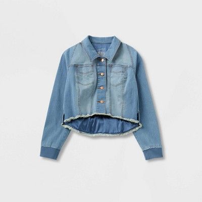 Women's Adaptive Denim Jacket - Universal Thread™ Medium Wash XXL | Target