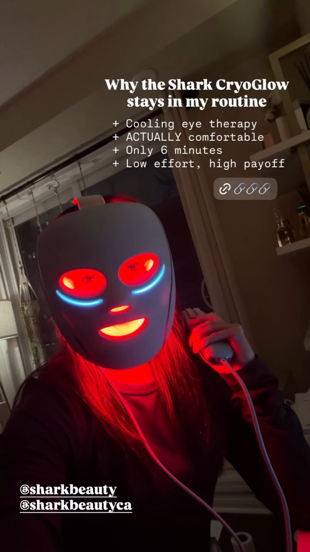 Why the Shark CryoGlow stays in my routine 
+ Cooling eye therapy
+ ACTUALLY comfortable
+ Only 6 minutes
+ Low effort, high payoff
 @sharkbeauty @sharkbeautyca

#LTKselfcare #LTKmomlife #LTKBeauty