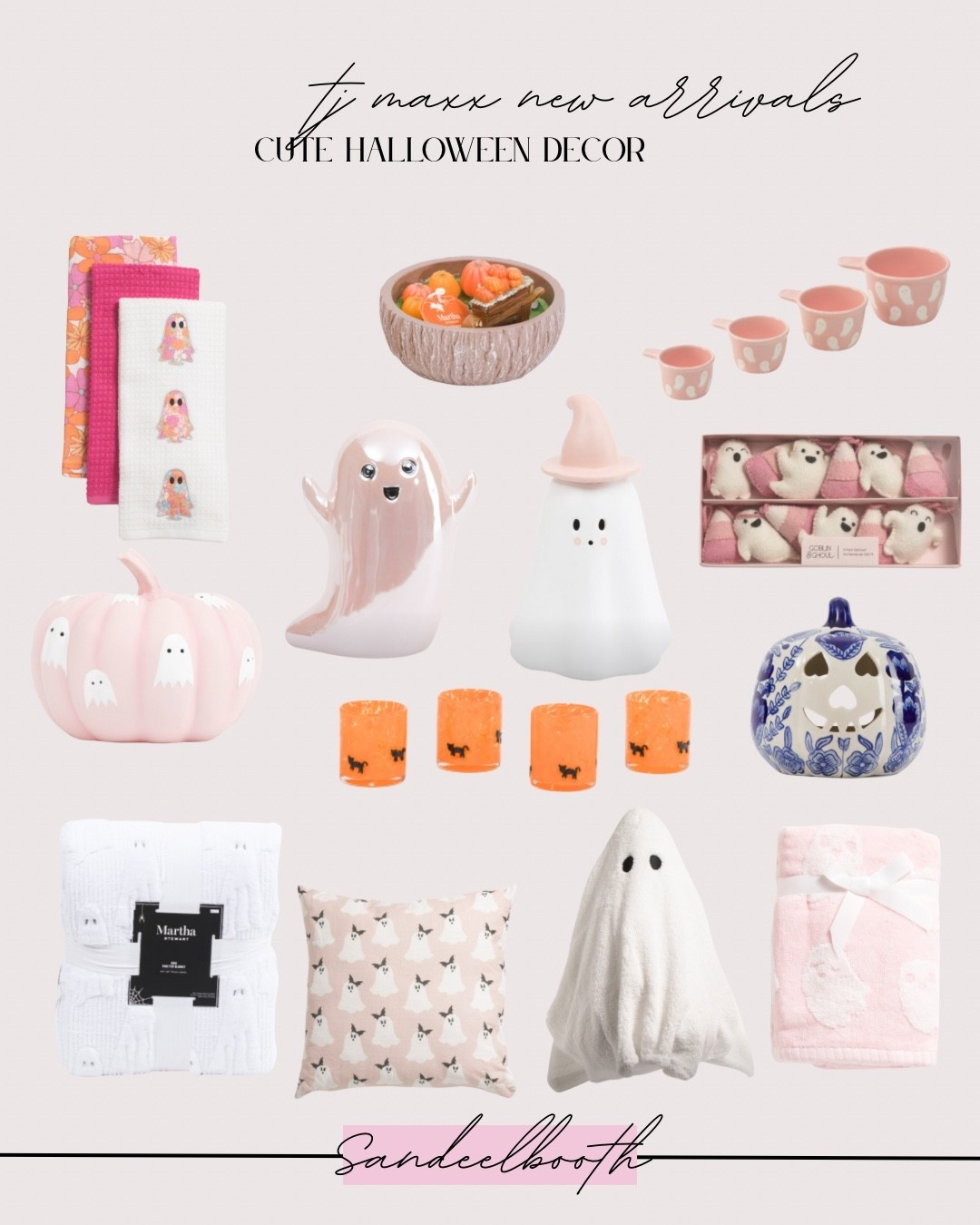 New Halloween arrivals from TJ Maxx! So many cute pink and orange finds for your home. 🩷🧡

#LTKHome #LTKFindsUnder50 #LTKStyleTip
