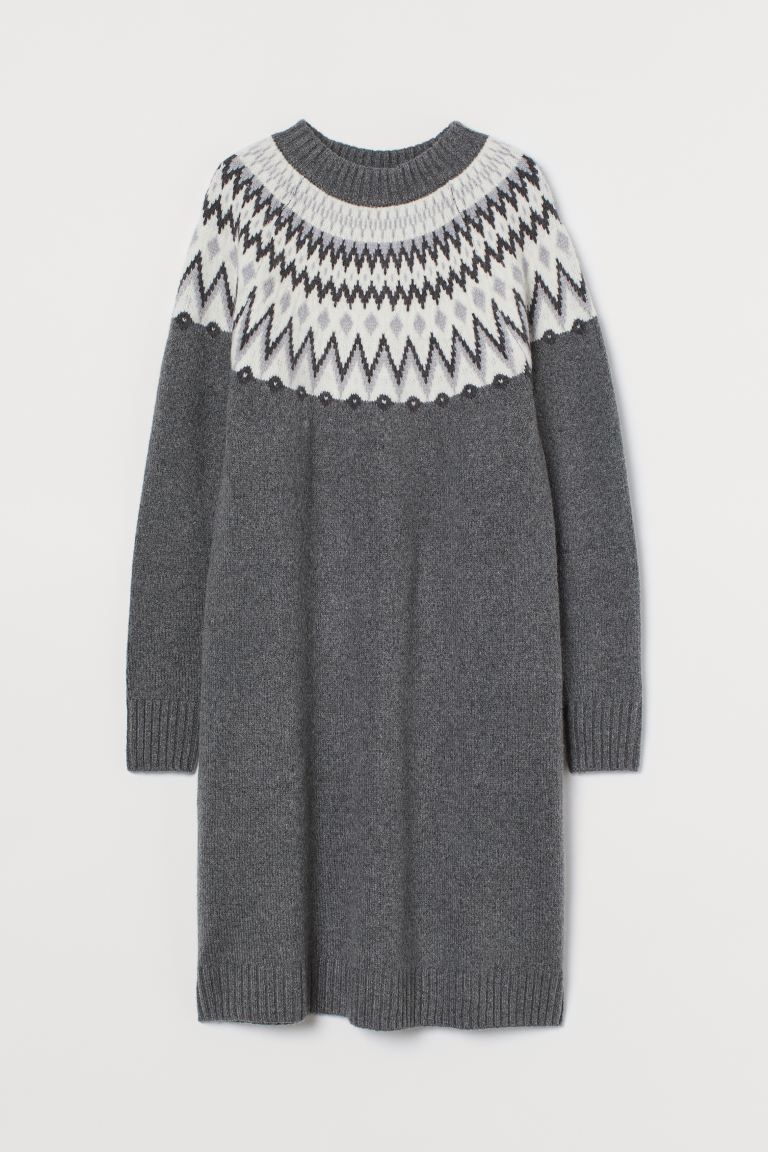 Jacquard-knit Dress | H&M (US)