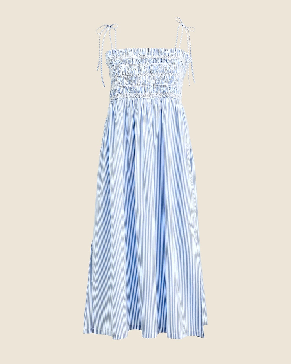 Paloma dress in striped cotton poplin | J. Crew US