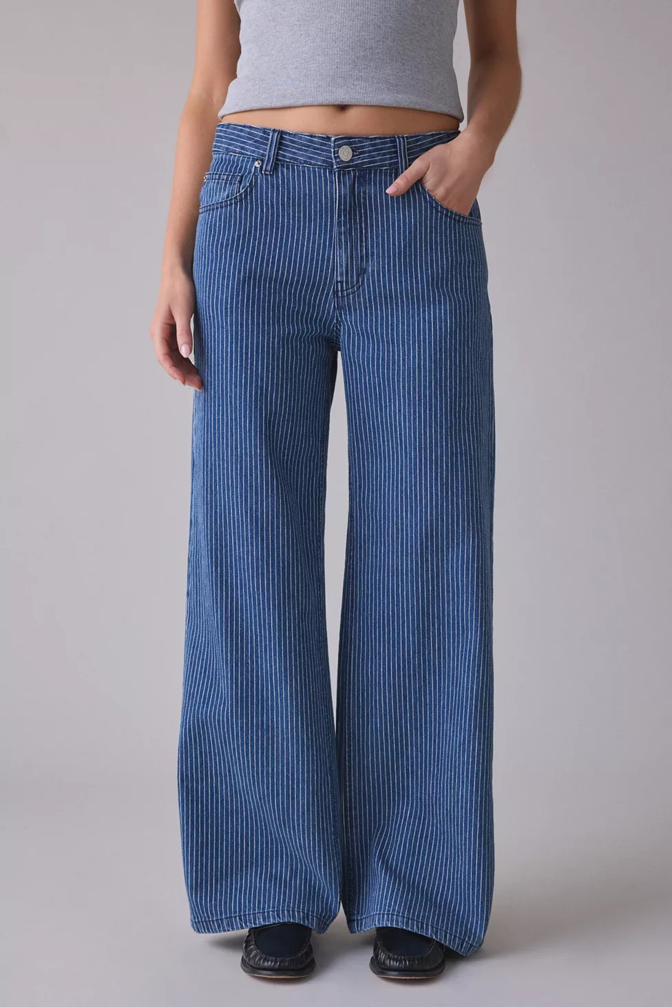 BDG Ozzy Pinstripe Loose Jeans | Urban Outfitters (US and RoW)