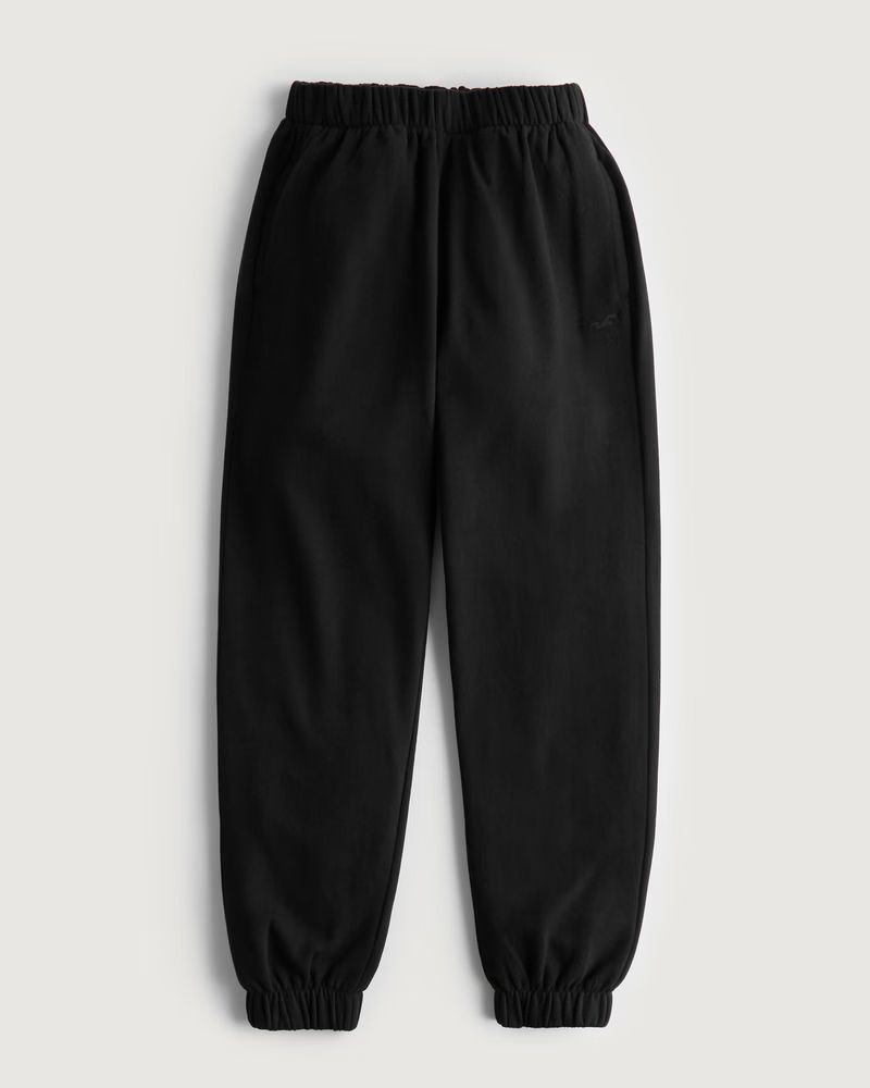 Ultra High-Rise Fleece Dad Joggers | Hollister (US)