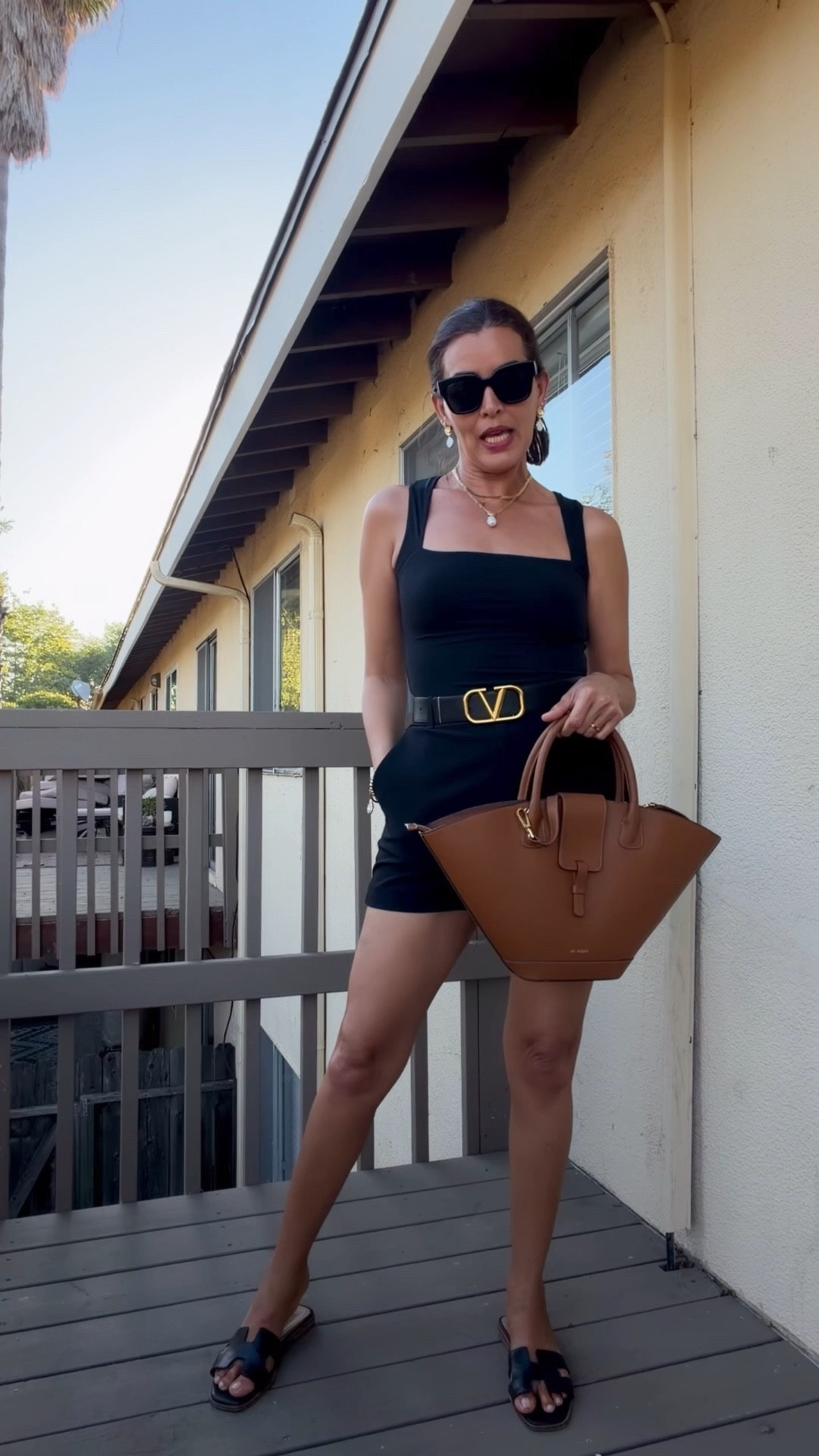 Size small in top is double layer. Shies are tts. Lip tint is Maria. 

#LTKOver40 #LTKootd #LTKSeasonal